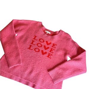 Miracle Pink Love Graphic Sweater